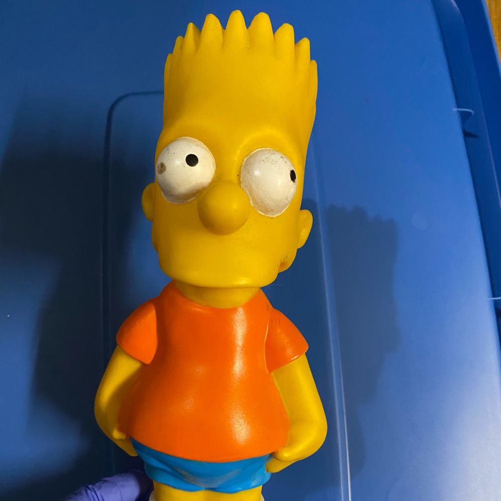 Vintage 1990's Bart Simpson Piggy Bank